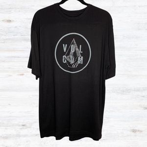 New Volcom Graphic Logo T-shirt Screen Printed Lrg